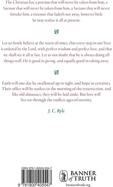 Truth Spoken in Love — Back cover