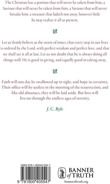 Truth Spoken in Love — Back cover