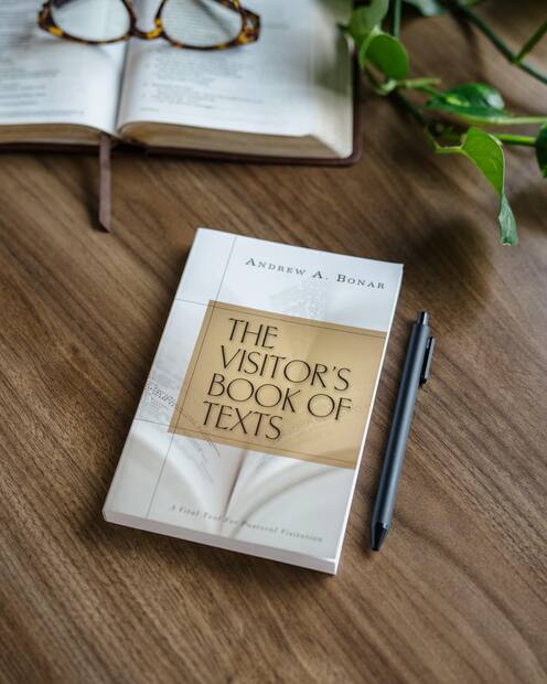 Visitor’s Book of Texts — Interior page