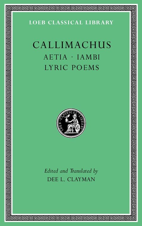 Cover of Aetia. Iambi. Lyric Poems