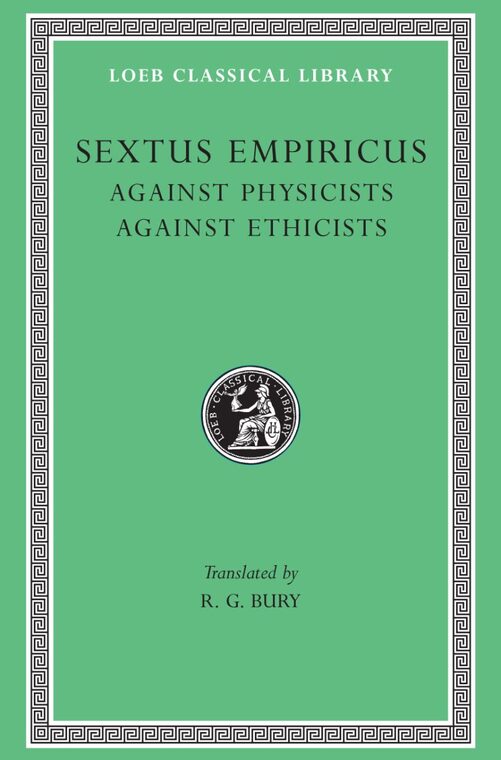 Cover of Against Physicists. Against Ethicists