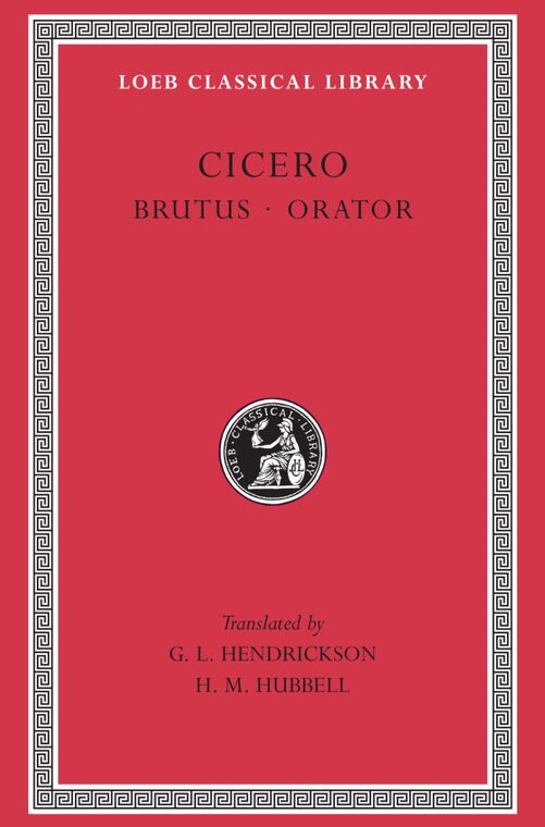 Cover of Brutus. Orator