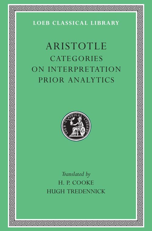Cover of Categories. On Interpretation. Prior Analytics