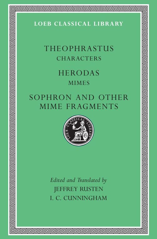 Cover of Characters. Herodas: Mimes. Sophron and Other Mime Fragments