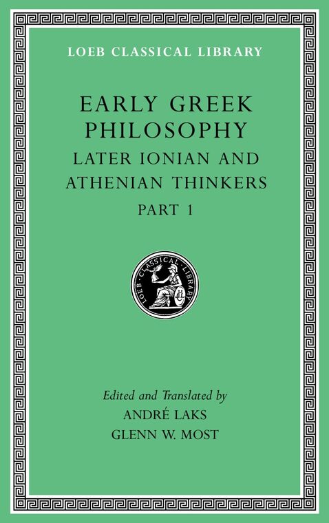 Cover of Early Greek Philosophy, Volume VI