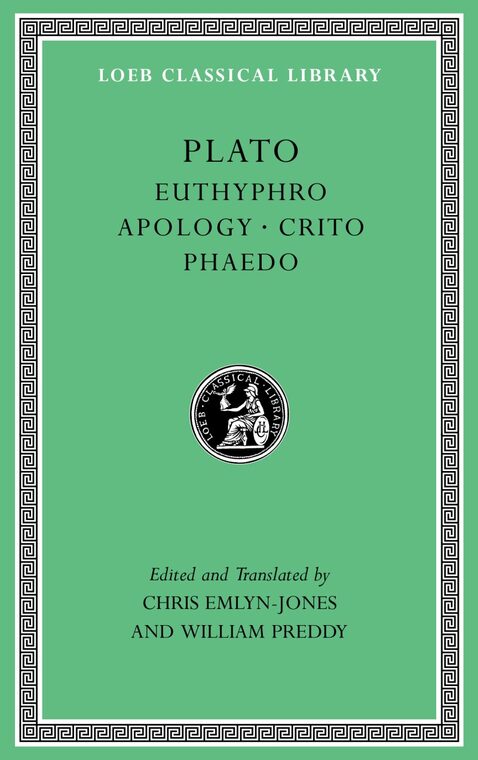 Cover of Euthyphro. Apology. Crito. Phaedo