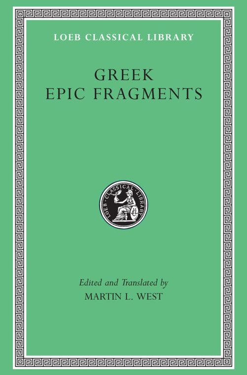 Cover of Greek Epic Fragments