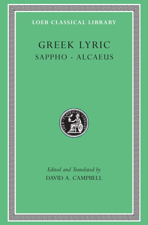 Cover of Greek Lyric, Volume I: Sappho and Alcaeus