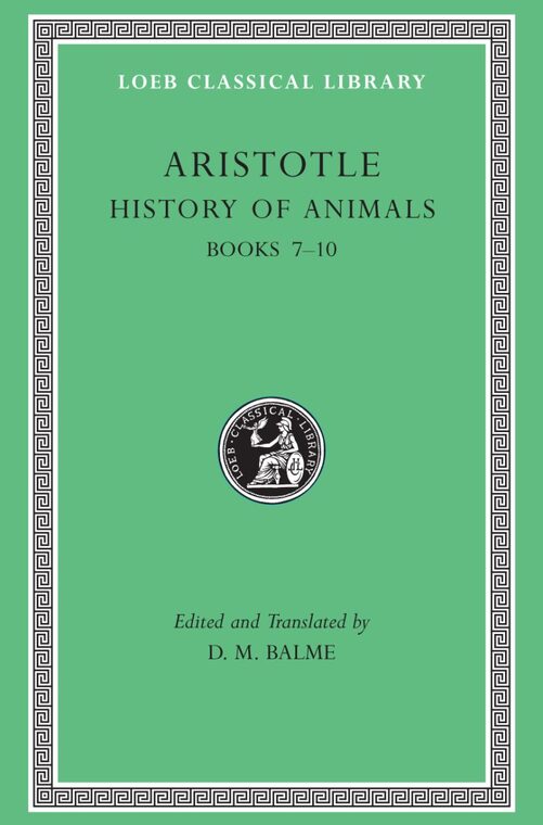 Cover of History of Animals, Volume III