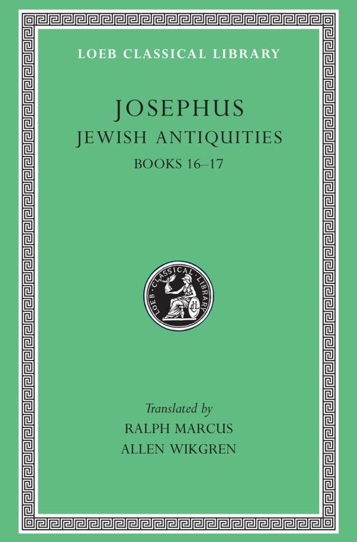 Cover of Jewish Antiquities, Volume VII