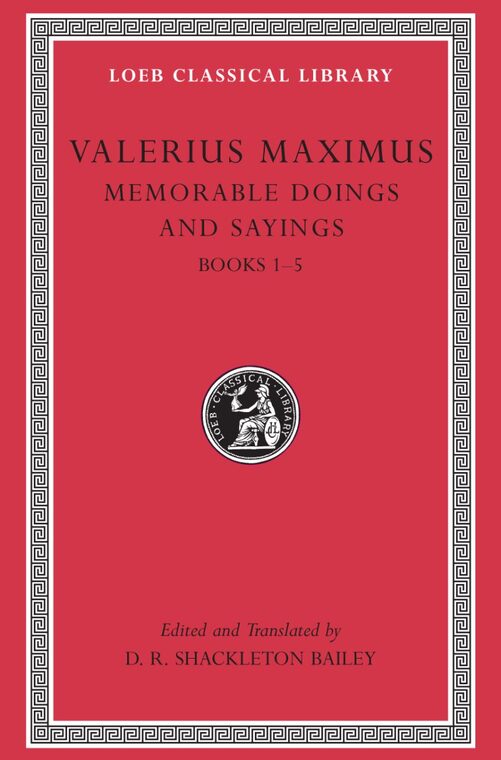 Cover of Memorable Doings and Sayings, Volume I