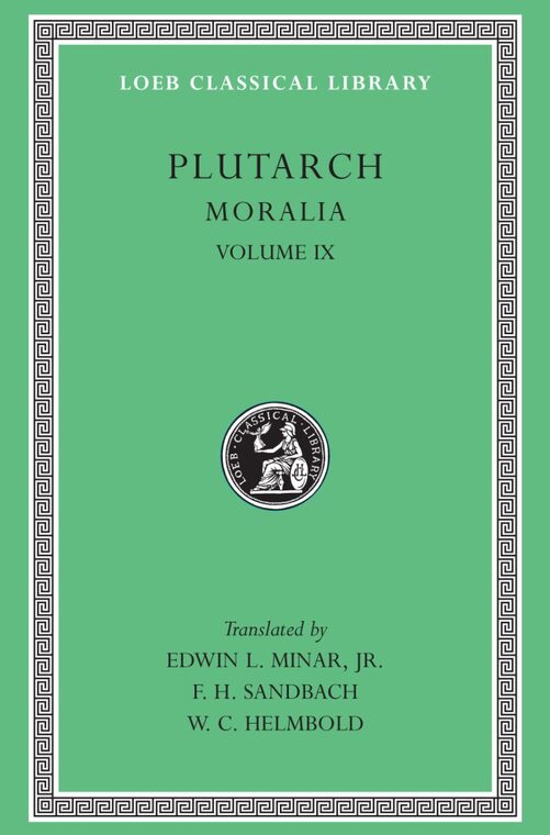 Cover of Moralia, Volume IX