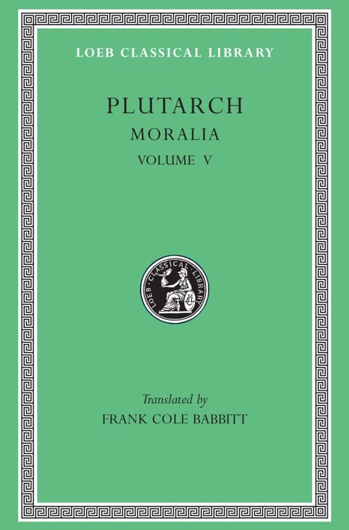 Cover of Moralia, Volume V