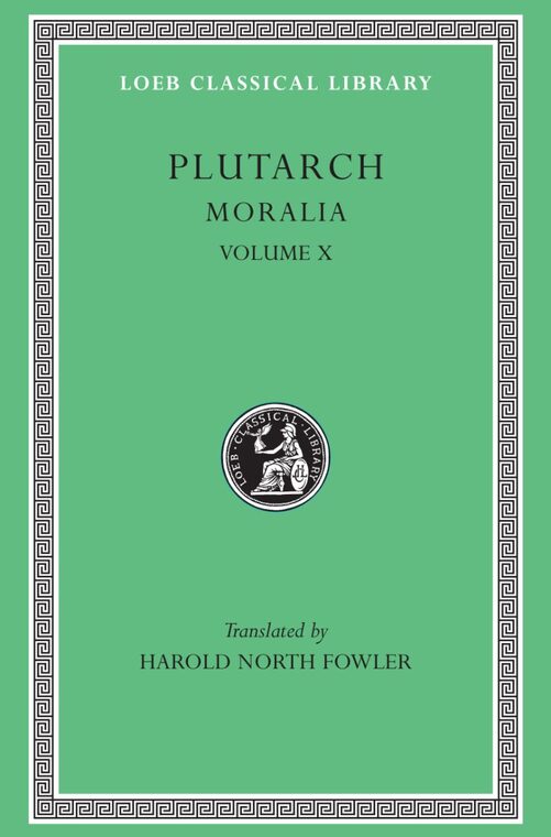 Cover of Moralia, Volume X