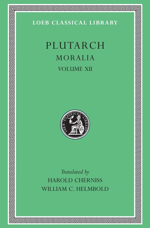 Cover of Moralia, Volume XII