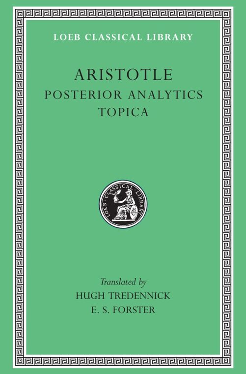 Cover of Posterior Analytics. Topica