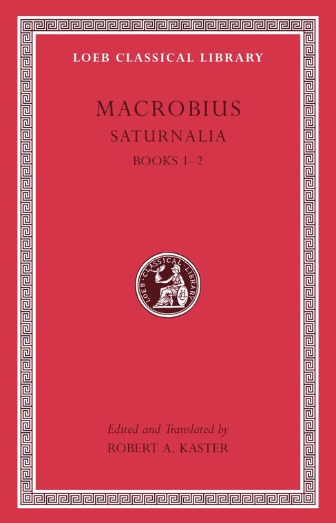 Cover of Saturnalia, Volume I