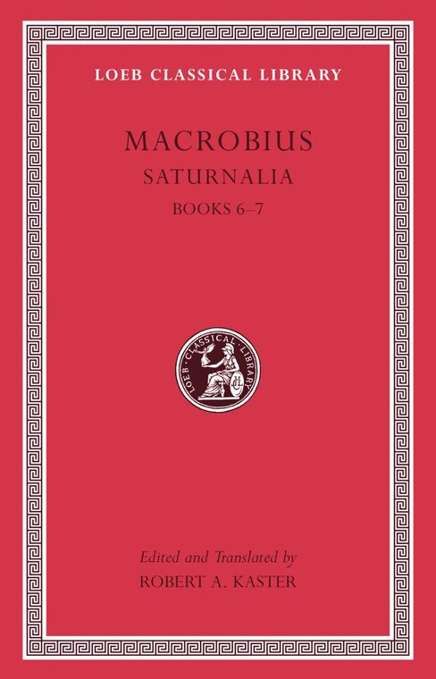 Cover of Saturnalia, Volume III