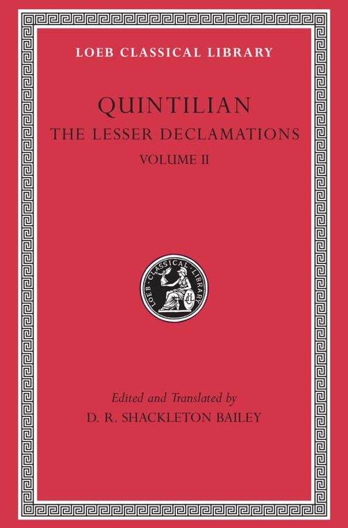 Cover of The Lesser Declamations, Volume II