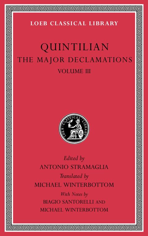 Cover of The Major Declamations, Volume III