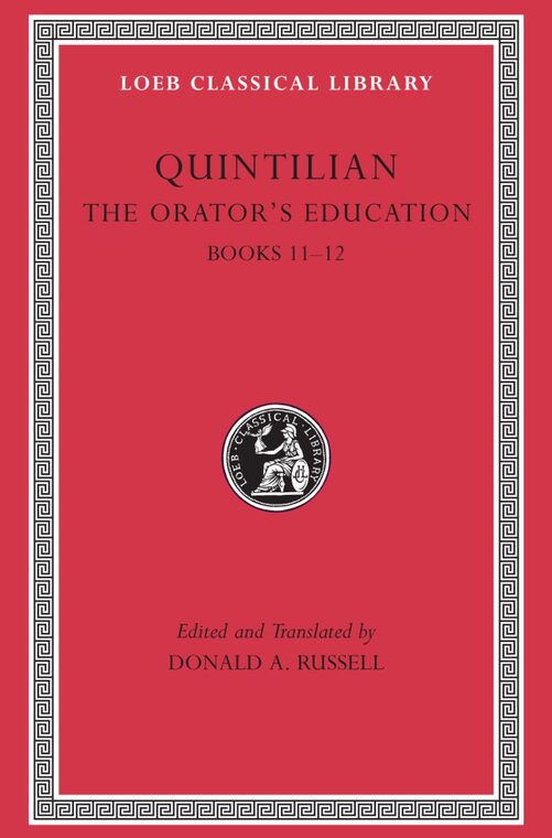 Cover of The Orator's Education, Volume V: Books 11-12