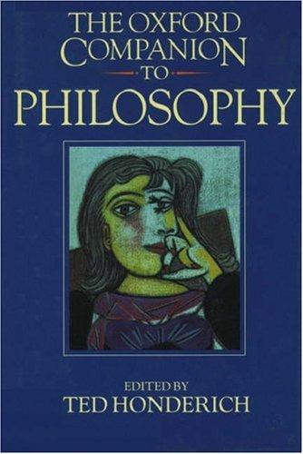 Cover of The Oxford Companion to Philosophy