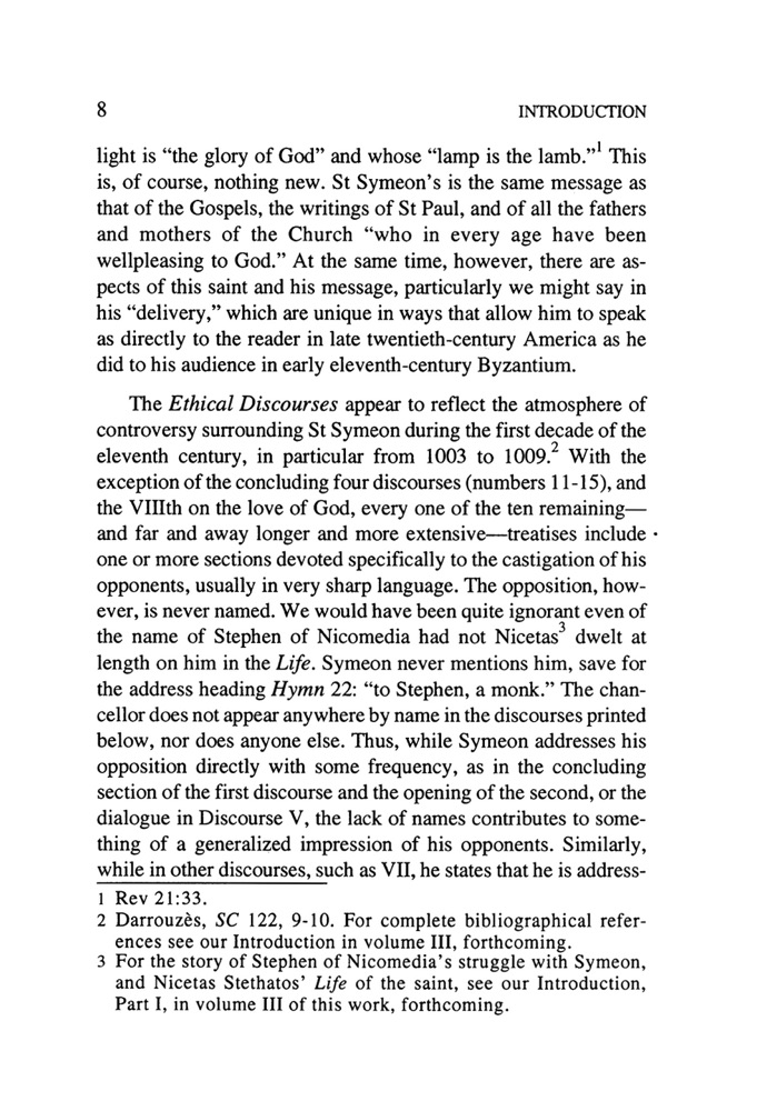 On the Mystical Life: The Ethical Discourses, Volume 1 — Sample page 3