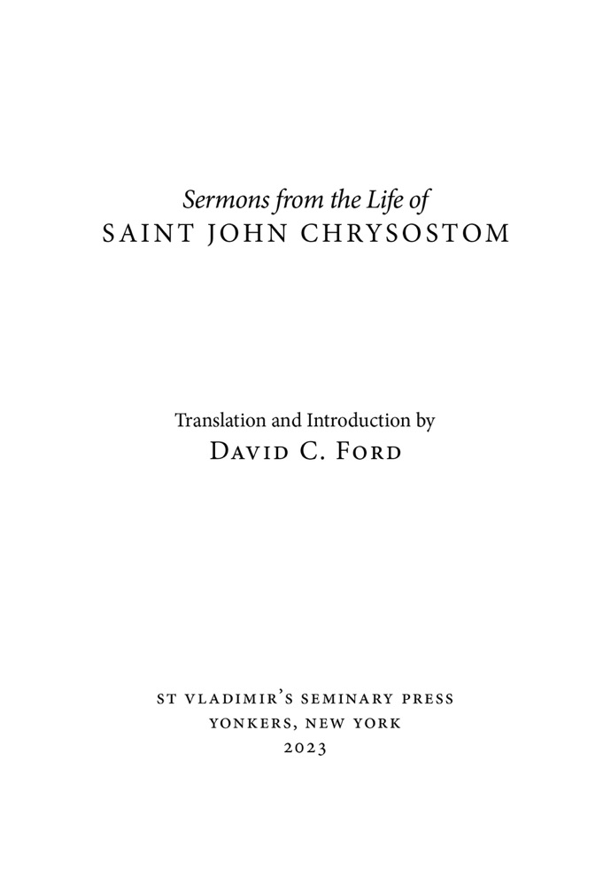 Sermons from the Life of St John Chrysostom — Sample page 2