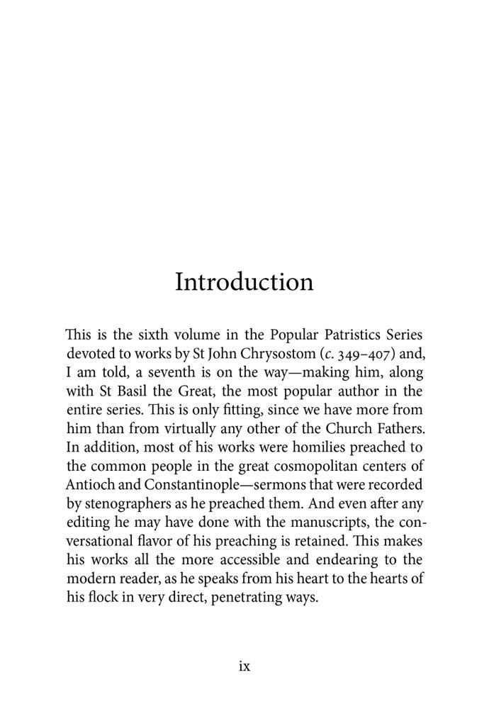 Sermons from the Life of St John Chrysostom — Sample page 4