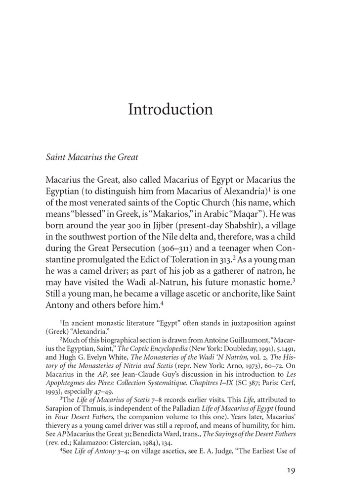 Saint Macarius the Spiritbearer: Coptic Texts Relating to Saint Macarius the Great — Sample page 4