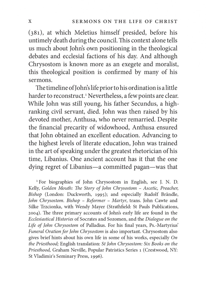 Sermons on the Life of Christ — Sample page 2