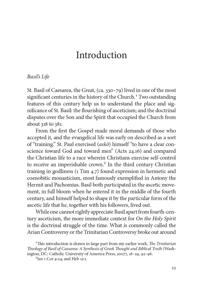 On the Holy Spirit — Sample page 1