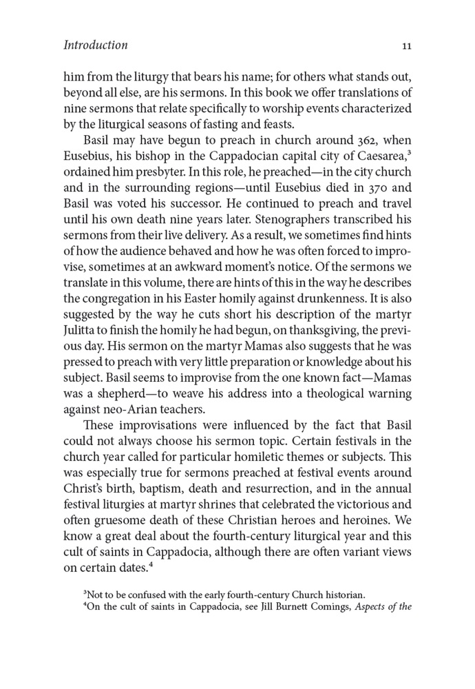 On Fasting and Feasts — Sample page 3