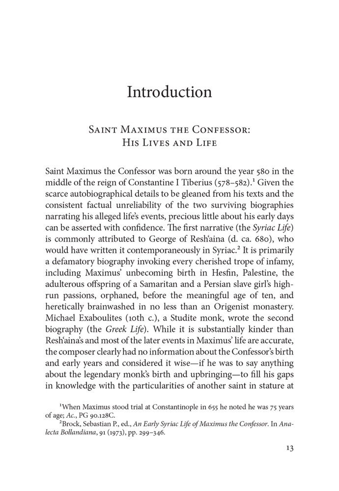 Two Hundred Chapters on Theology — Sample page 1