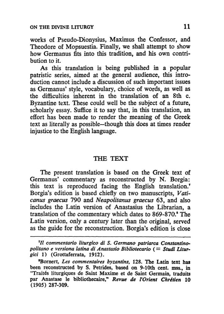 On the Divine Liturgy — Sample page 3
